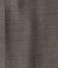 Hickey Freeman Classic Fit Flat Front Solid Pattern 2-Piece Suit