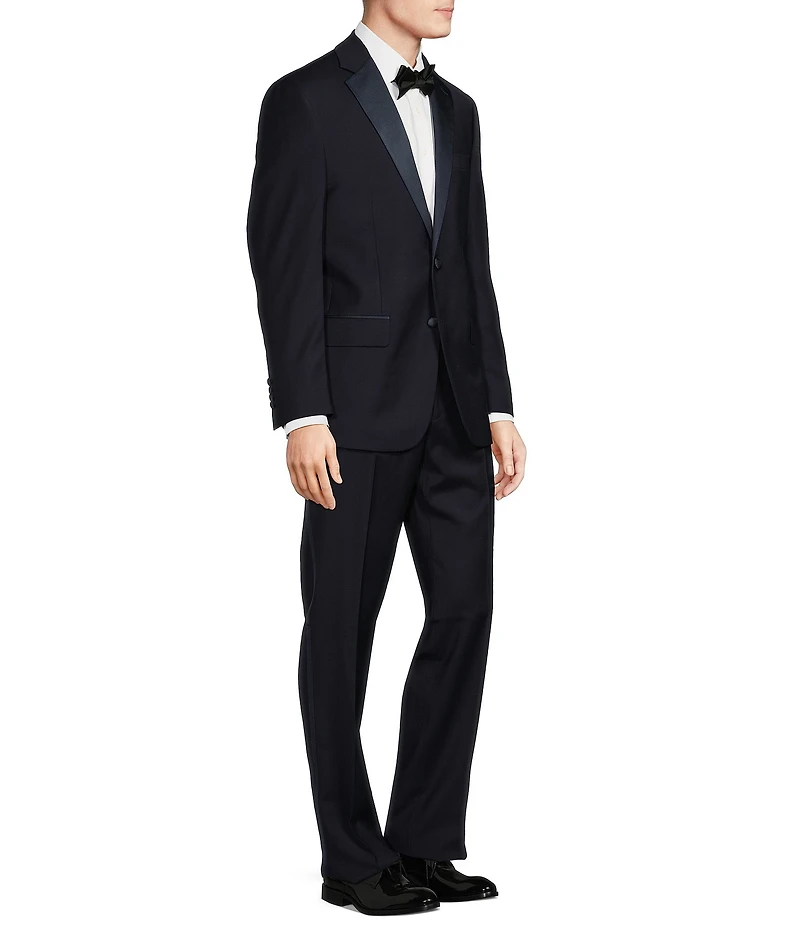 Hickey Freeman Classic Fit Flat Front Solid 2-Piece Tuxedo Suit