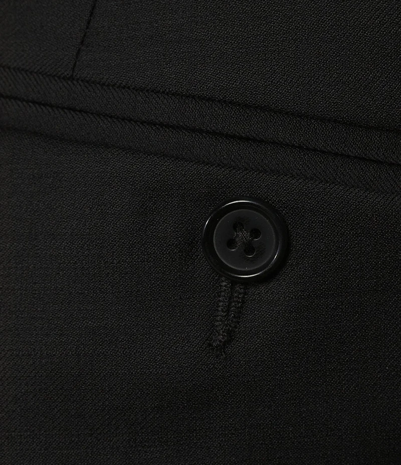 Hickey Freeman Classic Fit Flat Front Solid Dress Pants