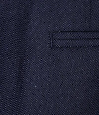 Hickey Freeman Classic Fit Flat Front Solid Dress Pants
