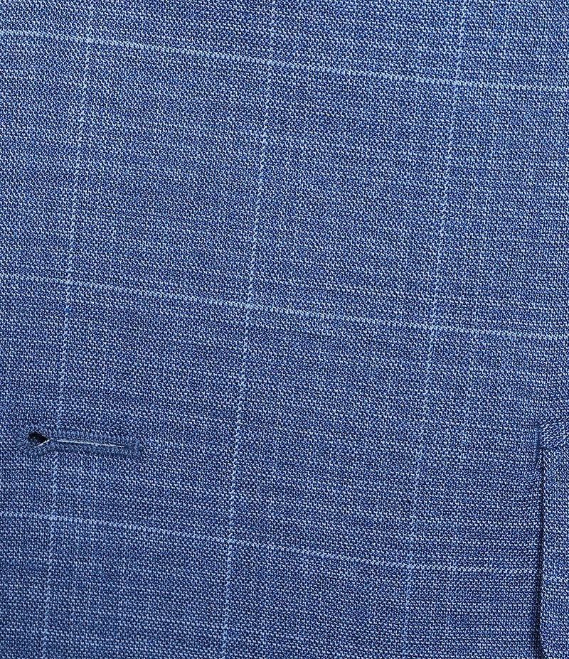 Hickey Freeman Classic Fit Flat Front Windowpane 2-Piece Suit