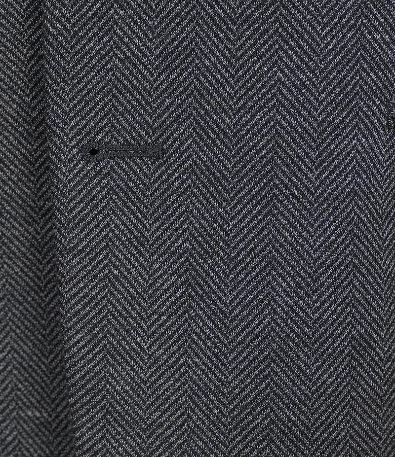 Hickey Freeman Classic Fit Herringbone Pattern Sport Coat