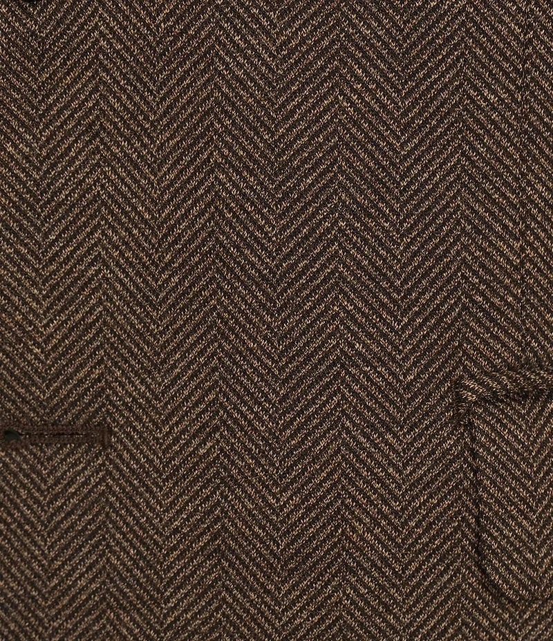 Hickey Freeman Classic Fit Herringbone Pattern Sport Coat
