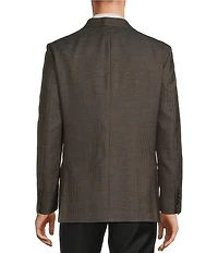 Hickey Freeman Classic Fit Houndstooth Pattern Sport Coat