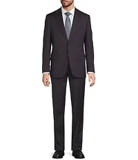 Hickey Freeman Classic Fit Mini Check Vented 2-Piece Suit