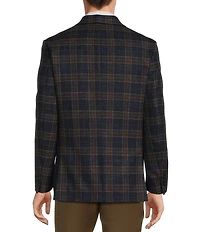 Hickey Freeman Classic Fit Plaid Print Sport Coat
