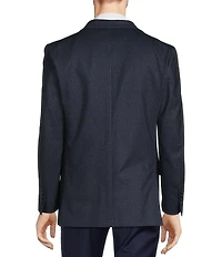 Hickey Freeman Classic Fit Tonal Plaid Pattern Sport Coat