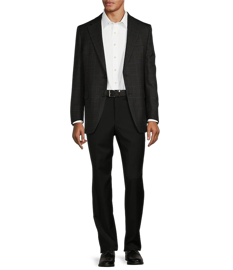 Hickey Freeman Classic Fit Plaid Pattern Sport Coat