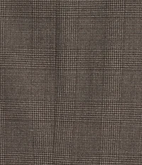 Hickey Freeman Classic Fit Plaid Print 2-Piece Suit