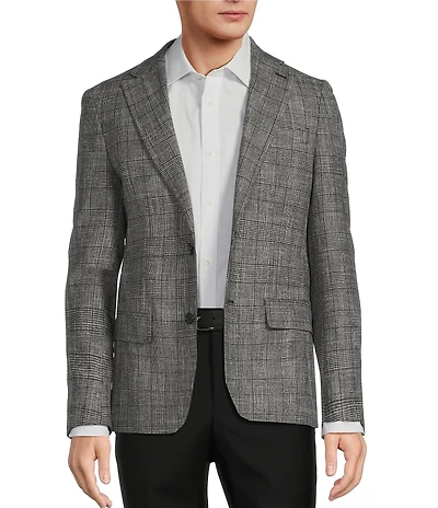 Hickey Freeman Classic Fit Plaid Sport Coat