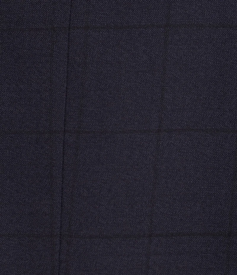 Hickey Freeman Classic Fit Pleated Window Pattern 2-Piece Suit