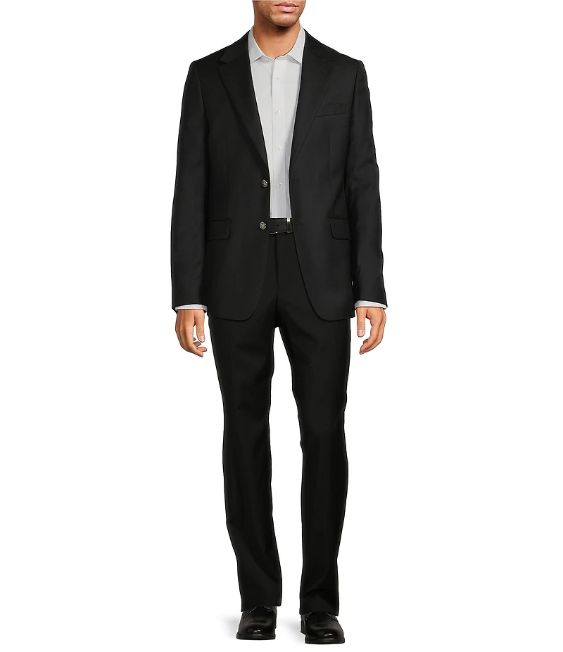 Hickey Freeman Classic Fit Textured Solid Sport Coat