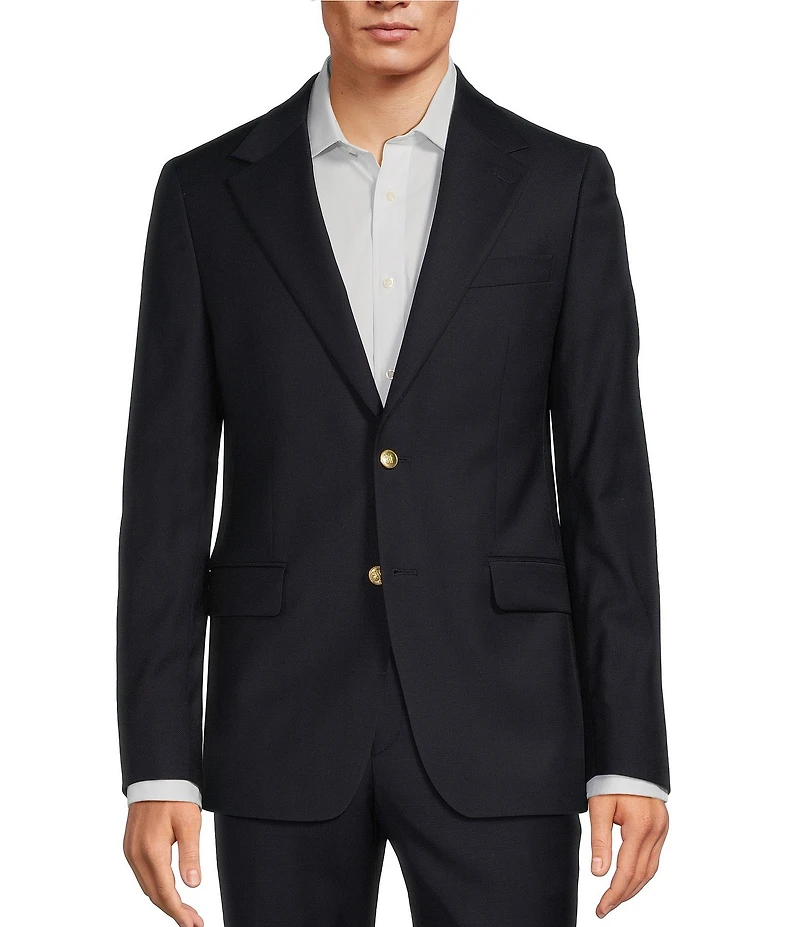Hickey Freeman Classic Fit Textured Solid Sport Coat