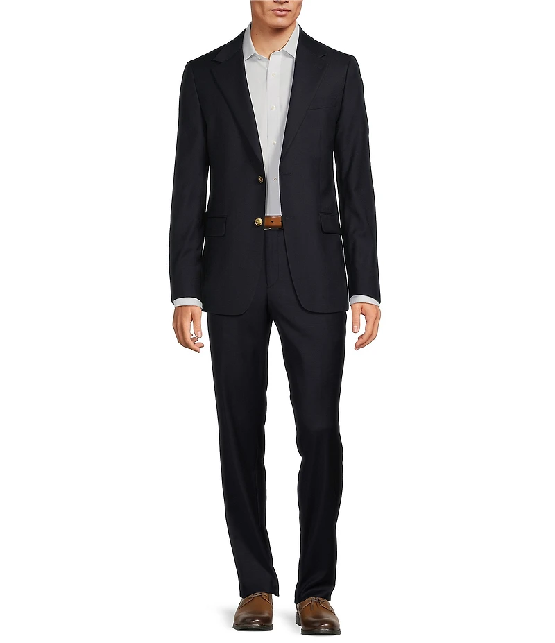 Hickey Freeman Classic Fit Textured Solid Sport Coat