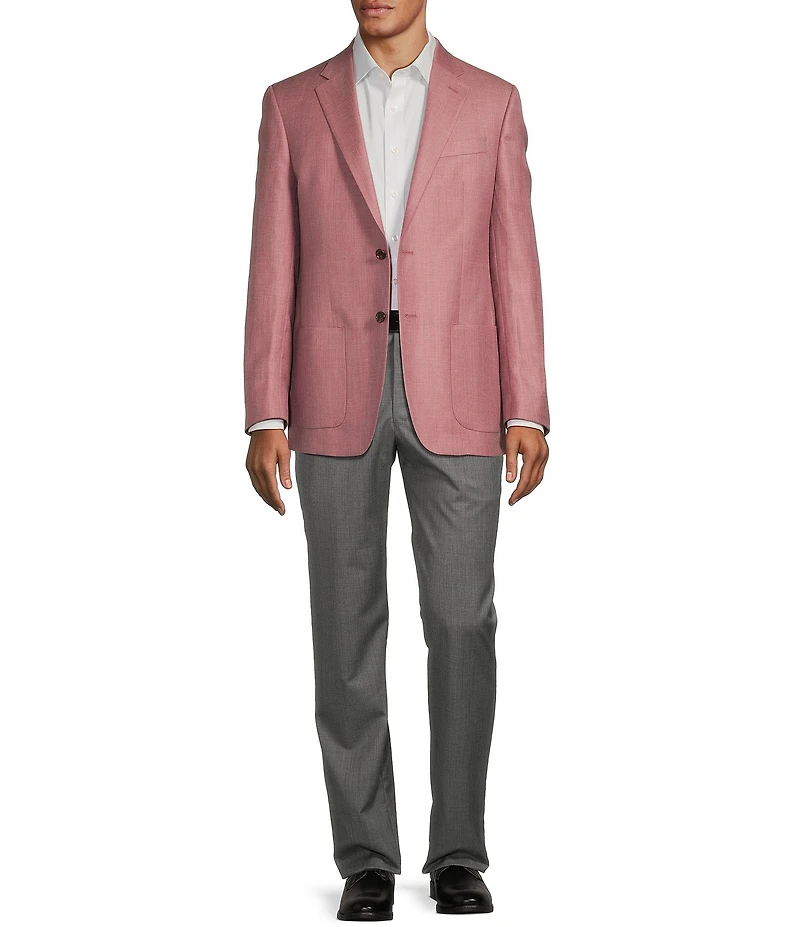 Hickey Freeman Classic Fit Twill Pattern Sport Coat