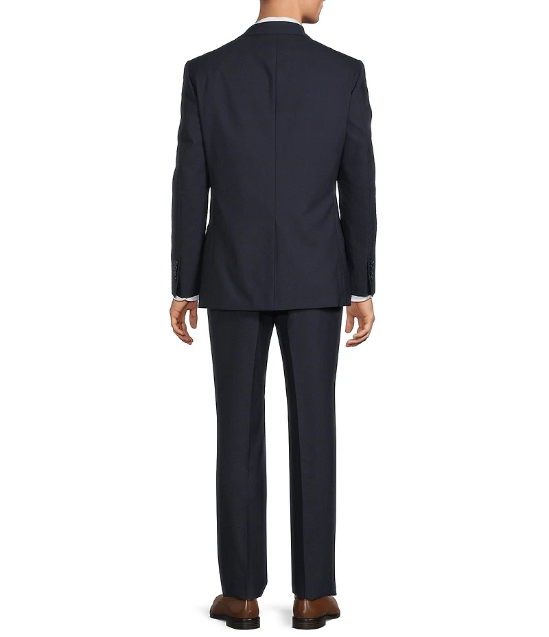 Hickey Freeman Classic Fit Windowpane 2-Piece Suit