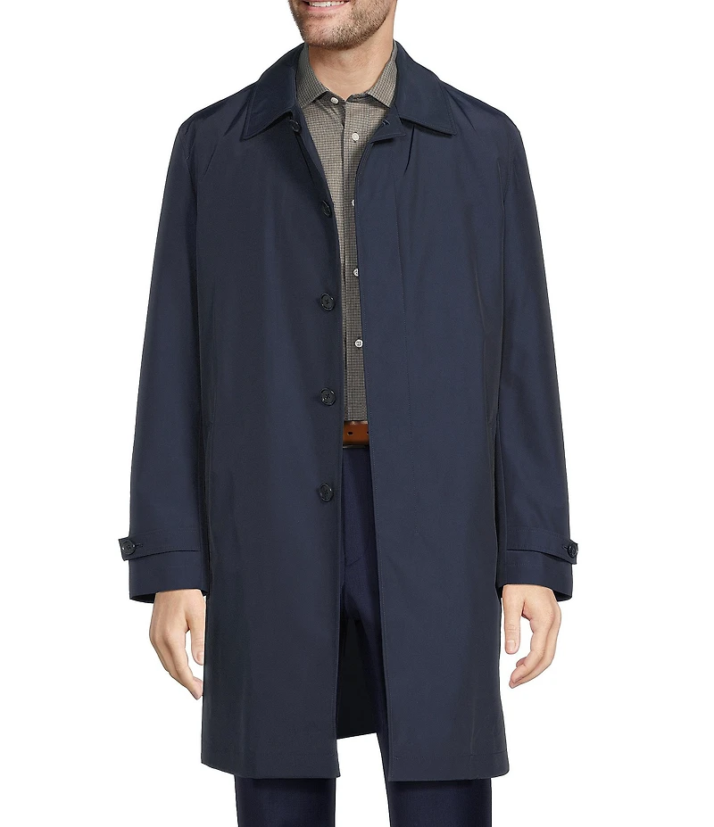 Hickey Freeman Classic Solid Raincoat