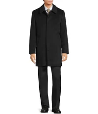 Hickey Freeman Classic Solid Topcoat
