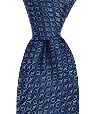 Hickey Freeman Diamond Neat 3 1/4#double; Silk Tie