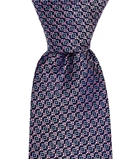 Hickey Freeman Diamond Neat 3 1/4#double; Silk Tie