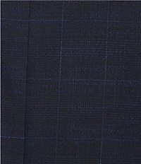 Hickey Freeman Harvard Classic Fit Flat Front Plaid 2-Piece Suit