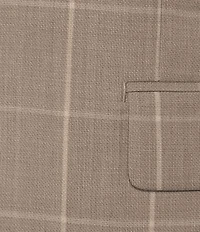 Hickey Freeman Harvard Classic Fit Flat Front Plaid Print 2-Piece Suit