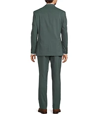 Hickey Freeman Harvard Classic Fit Flat Front Solid 2-Piece Suit