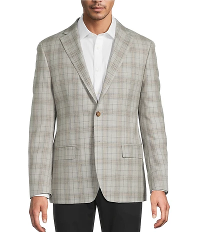 Hickey Freeman Haskins Classic Fit Plaid Sport Coat