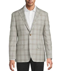 Hickey Freeman Haskins Classic Fit Plaid Sport Coat