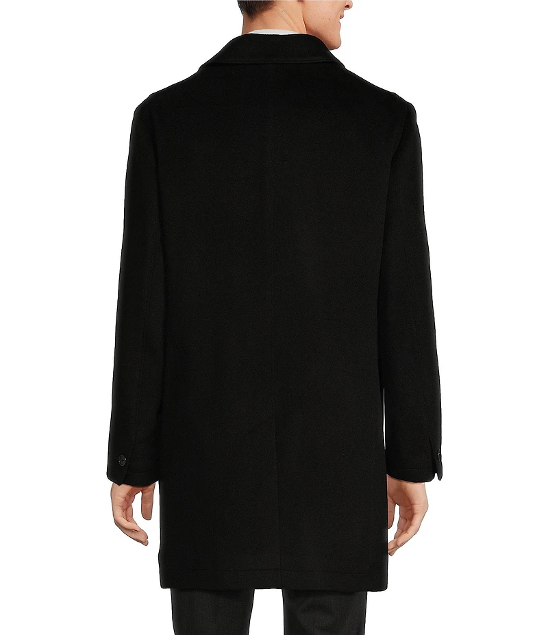Hickey Freeman Henderson Wool Blend Solid Car Coat