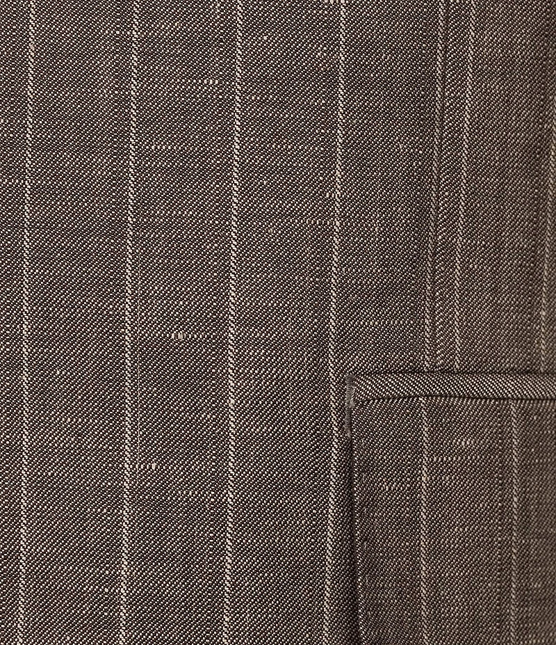 Hickey Freeman Hersch Classic Fit Flat Front Striped 2-Piece Suit