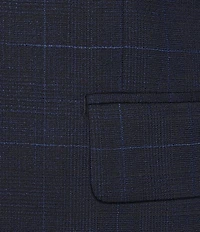 Hickey Freeman Hickey Classic Fit Reverse Pleat Plaid 2-Piece Suit