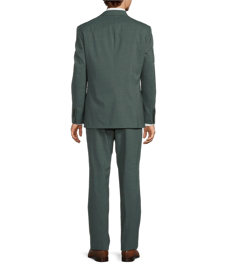 Hickey Freeman Hickey Classic Fit Reverse Pleat Solid 2-Piece Suit