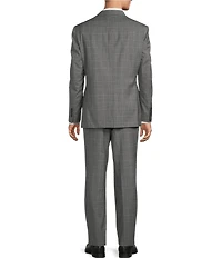 Hickey Freeman Hickey Classic Fit Reverse Pleated Plaid 2-Piece Suit