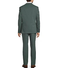 Hickey Freeman Hudson Modern Fit Flat Front Solid 2-Piece Suit