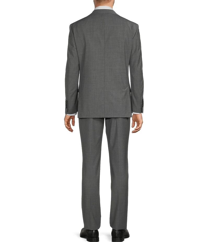 Hickey Freeman Modern Fit Flat Front Fancy Pattern 2-Piece Suit