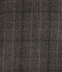 Hickey Freeman Modern Fit Flat Front Flannel Plaid Pattern 2-Piece Suit