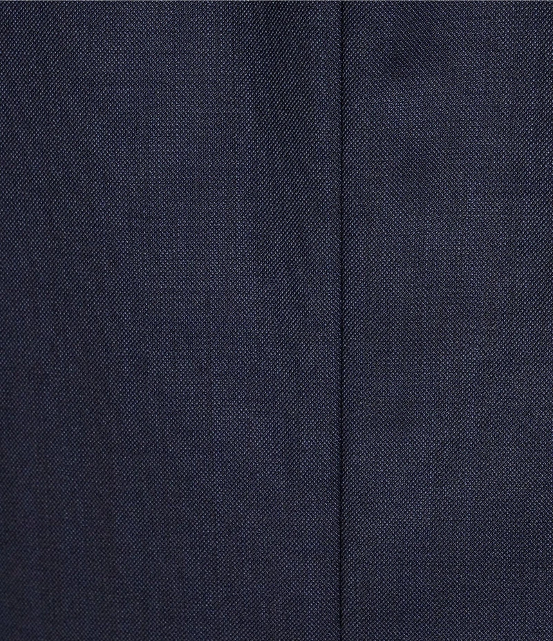 Hickey Freeman Modern Fit Flat Front Solid 2-Piece Suit