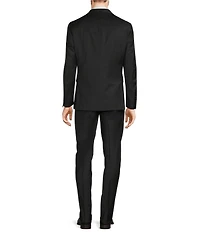 Hickey Freeman Modern Fit Flat Front Solid 2-Piece Suit