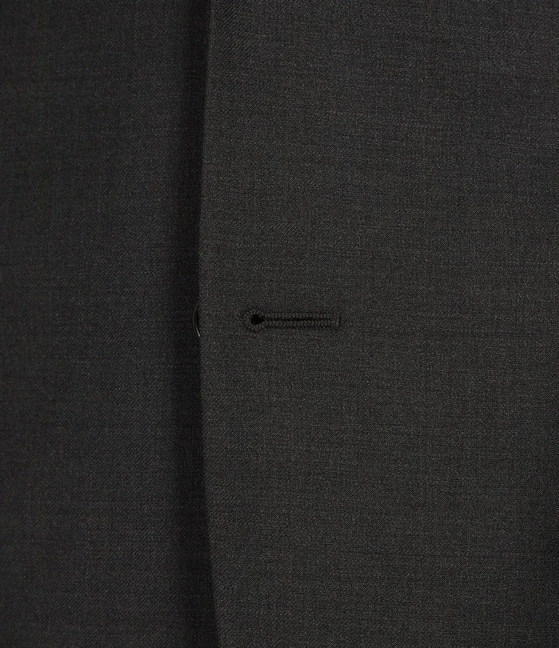 Hickey Freeman Modern Fit Flat Front Solid 2-Piece Suit