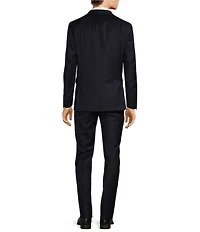 Hickey Freeman Modern Fit Flat Front Solid 2-Piece Suit