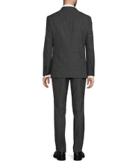Hickey Freeman Modern Fit Flat Front Solid Linen Wool Blend 2-Piece Suit