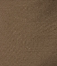Hickey Freeman Modern Fit Flat-Front Solid Dress Pants