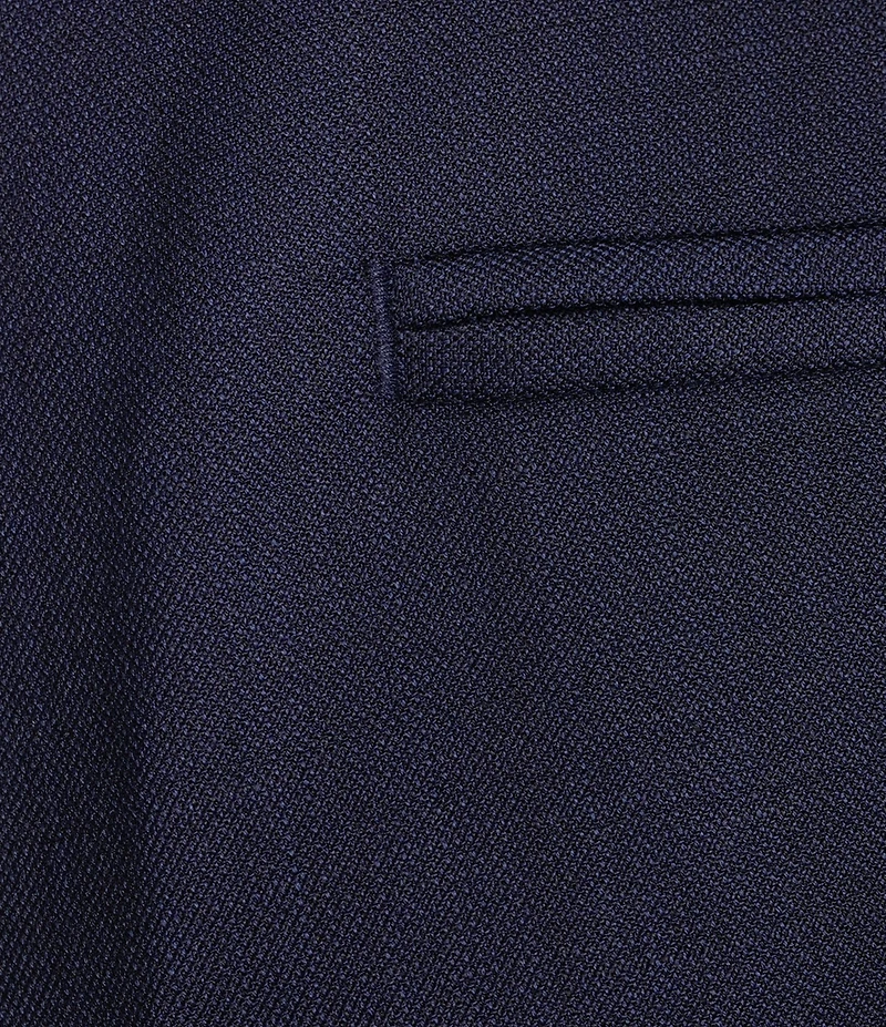 Hickey Freeman Modern Fit Flat-Front Solid Dress Pants