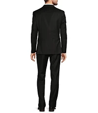 Hickey Freeman Modern Fit Flat Front Stripe Pattern 2- Piece Suit