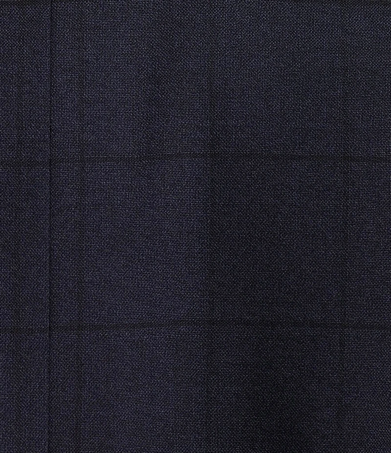 Hickey Freeman Modern Fit Flat Front Window Pattern 2-Piece Suit