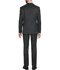 Hickey Freeman Modern Fit Plaid Print 2-Piece Suit