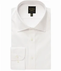 Hickey Freeman Modern Fit Spread Collar Solid Dress Shirt