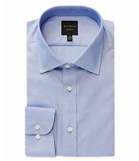 Hickey Freeman Modern Fit Spread Collar Solid Dress Shirt