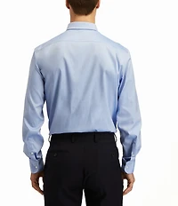 Hickey Freeman Modern Fit Spread Collar Solid Dress Shirt